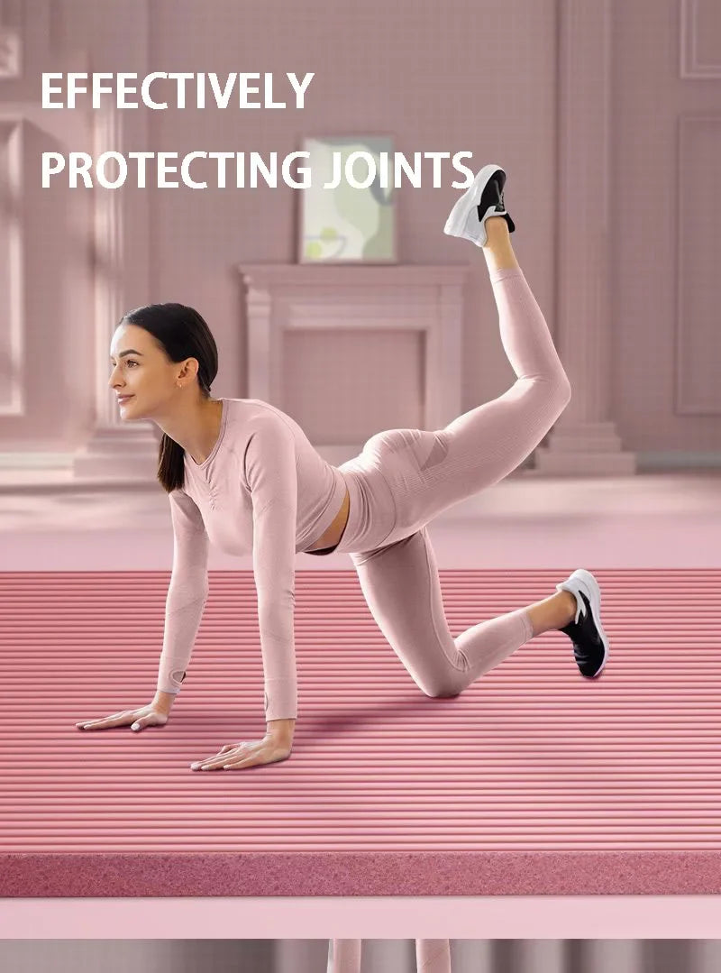 15mm Thick Yoga Mat Anti Slip Environmental Sports Fitness Mat
