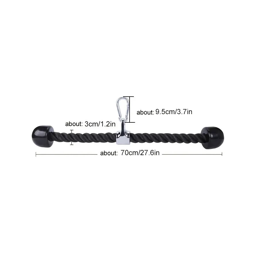 Triceps Lowering Rope Face Pull Handles Push Pull Down Cord