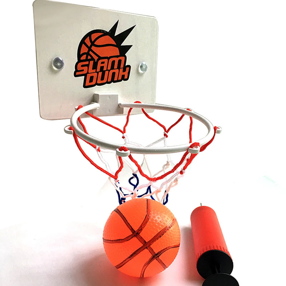 1-5Set Mini Basketball Hoop Set With Ball And Inflatable Kids Funny Game