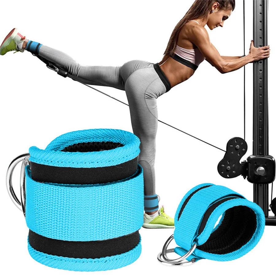 Resistance Bands Set Ankle Straps Adjustable Foot