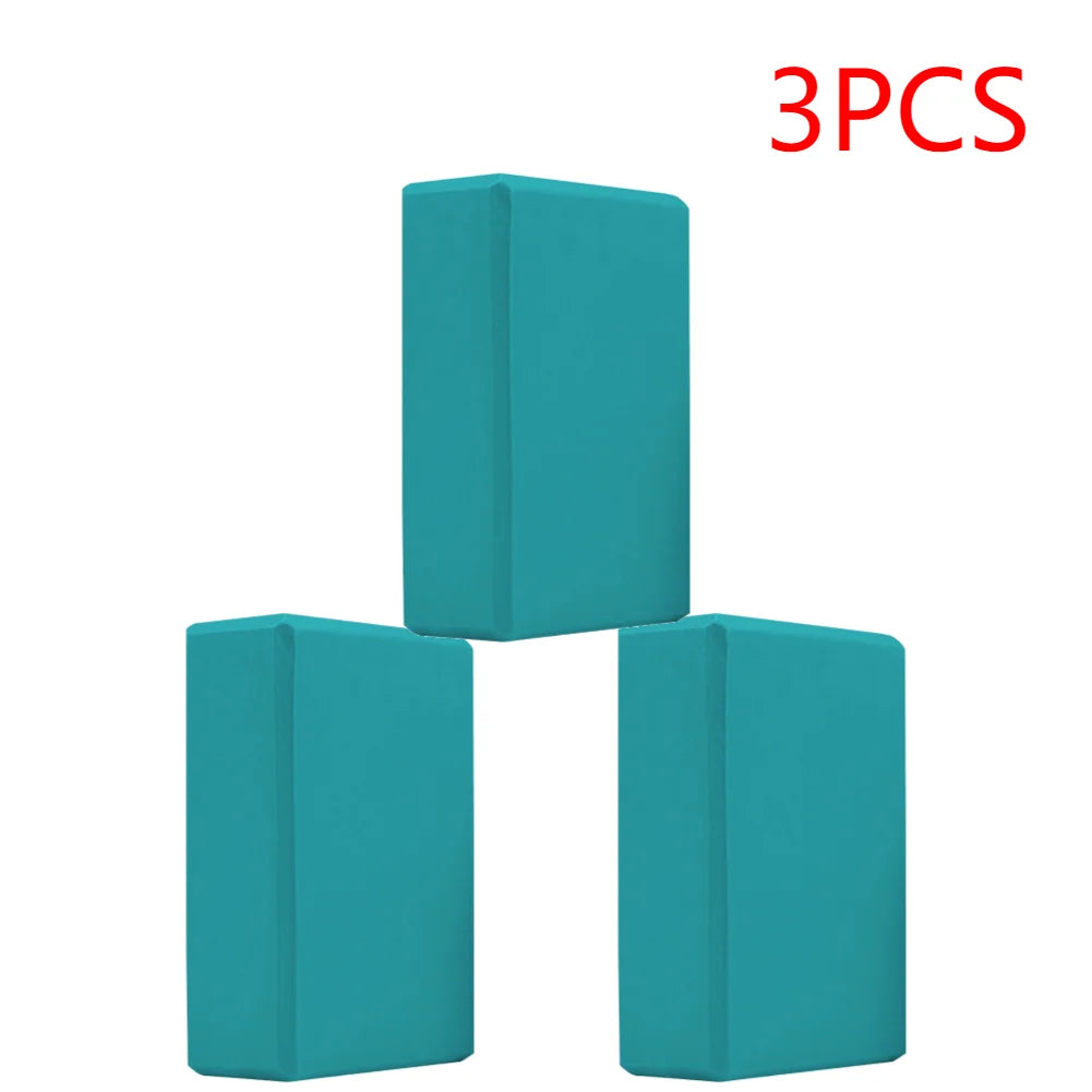 2-5PCS EVA Yoga Block Gym Training Blocks Moisture-Proof High Density Yoga Blocks