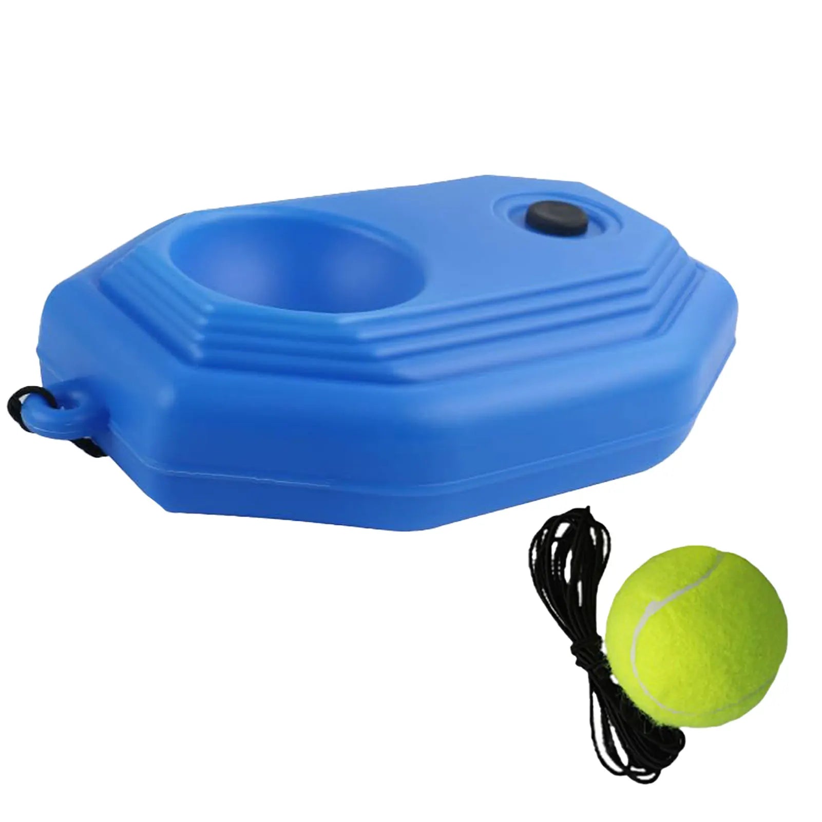 Single Tennis Trainer Heavy Duty Base With Elastic Rope Ball