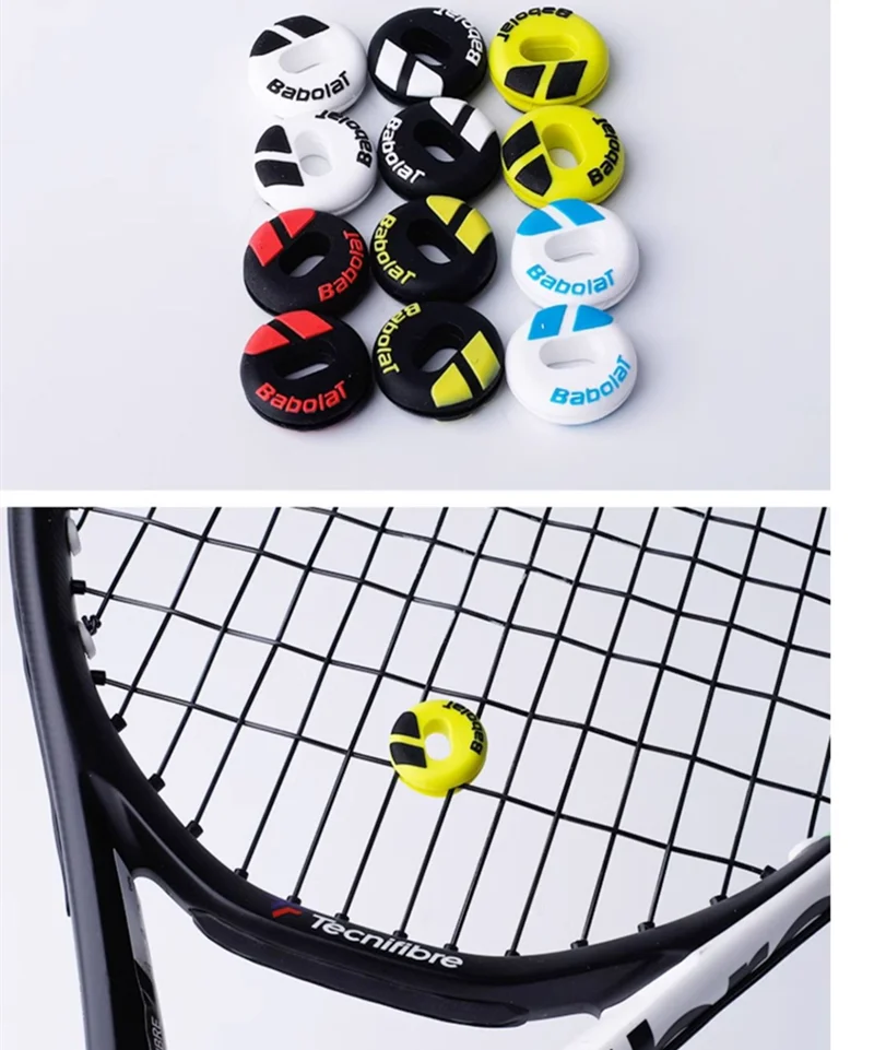 Professional Tennis Racket Dampeners Babolat Colorful Shock Absorbers