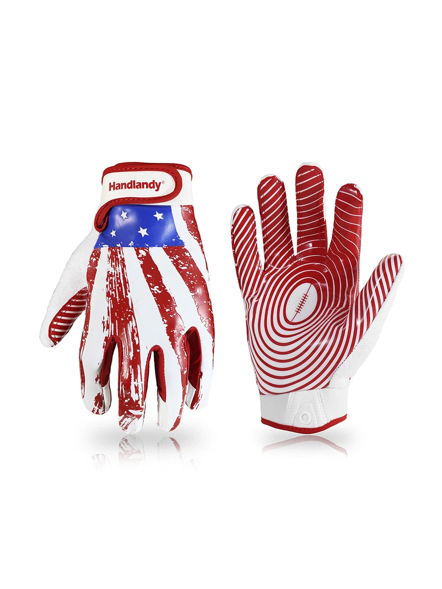 HANDLANDY Youth American Football Gloves for Boys Girls