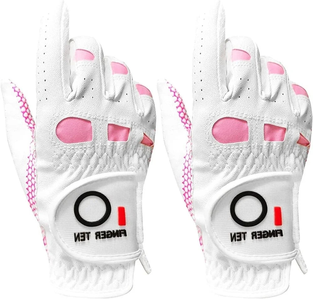 Golf Gloves Women's Ladies Left Hand or Right Handed Grip Weathersof Value 2 Pack