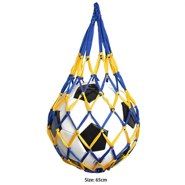 Sports Ball Holder Youth Football Self Trainer Football Net Bag Sports Mesh Equipment