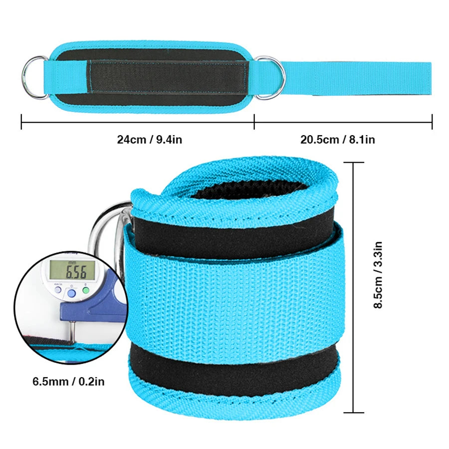 Resistance Bands Set Ankle Straps Adjustable Foot