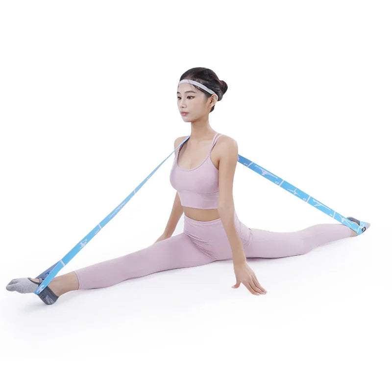 Multi-Functional Slimming Resistance Bands Yoga Strap Elastic Band 8/10/12 Grids