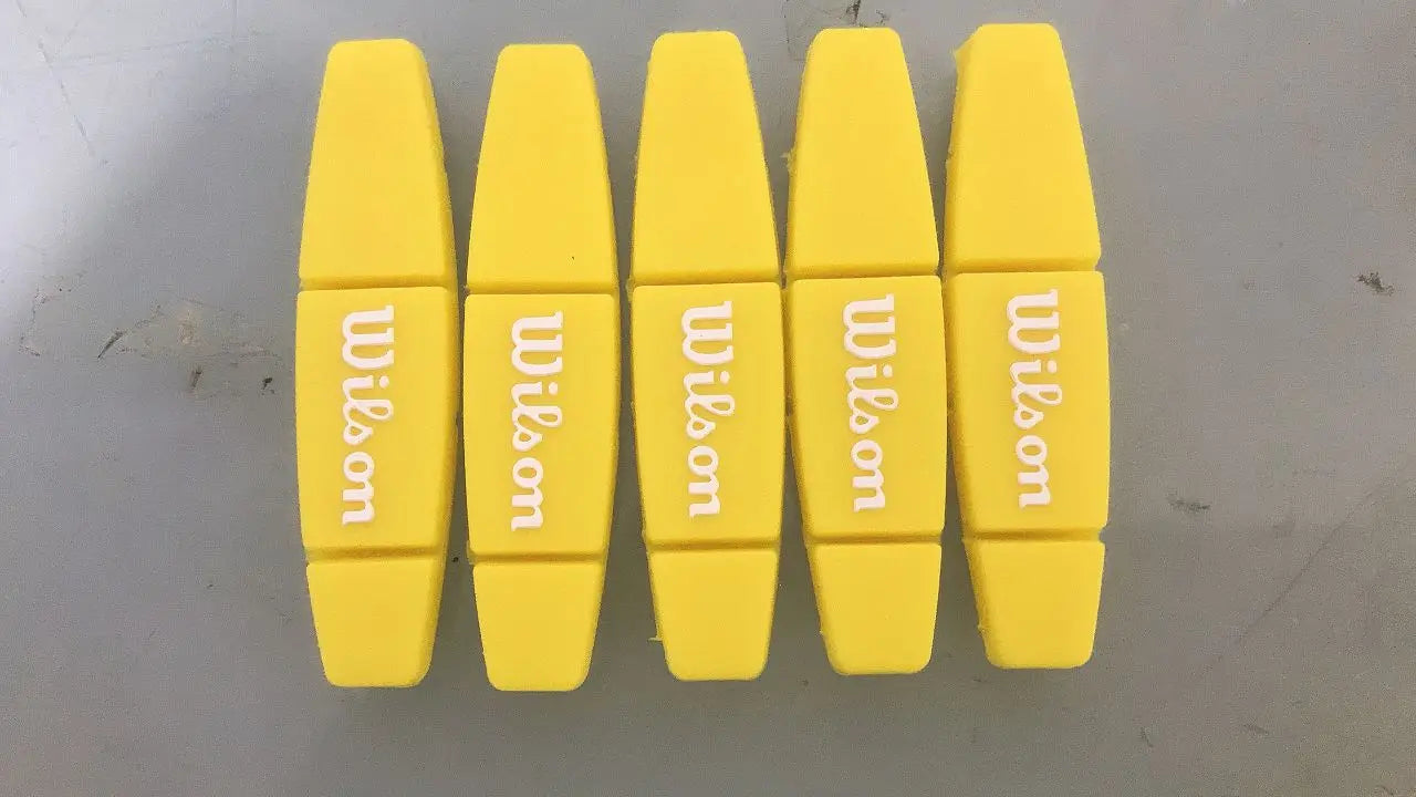 Wilson Tennis Racquet Accessories – Colorful Silicone Vibration Dampeners