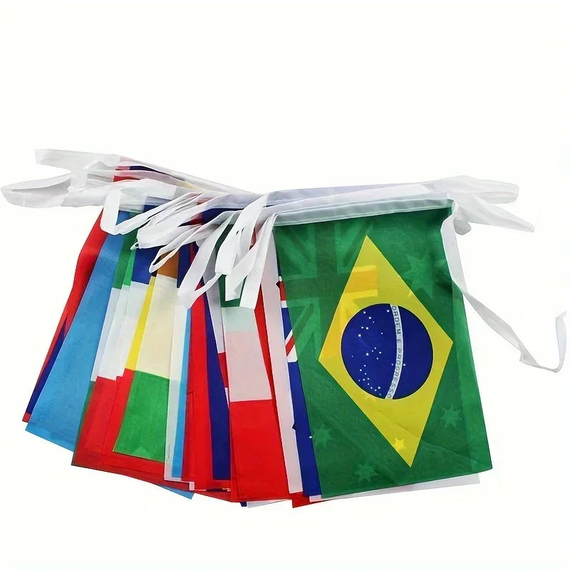 1Set 32 flags String Flag Countries Around The World