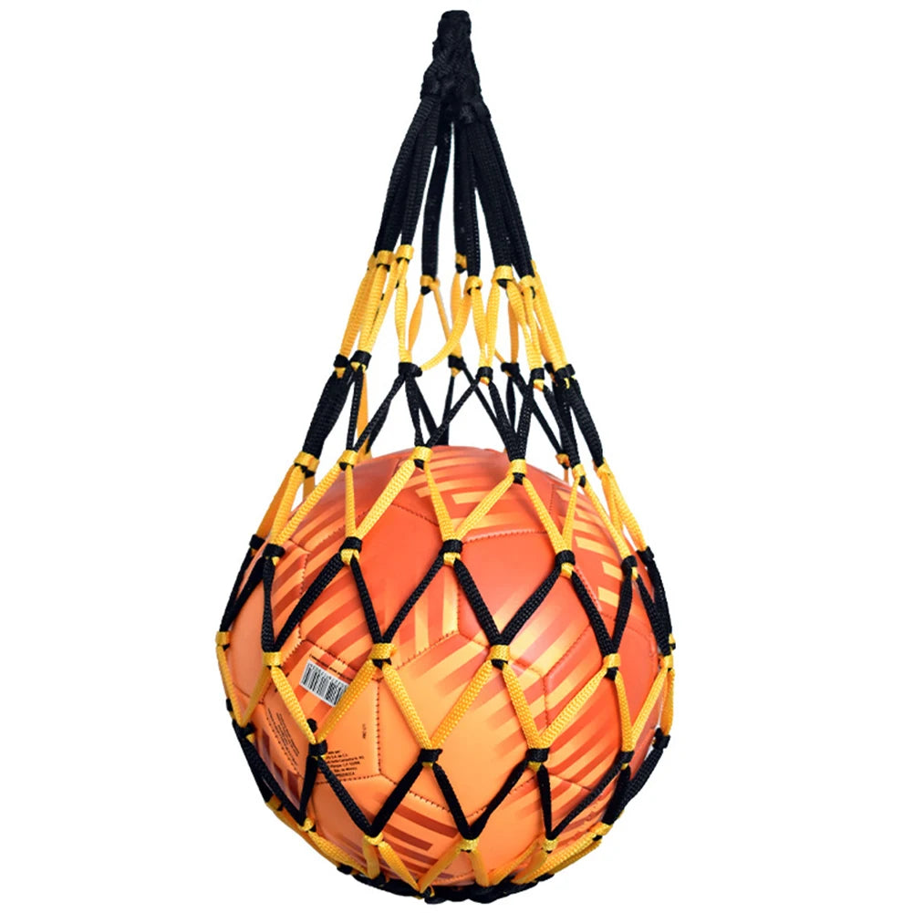 Sports Ball Holder Youth Football Self Trainer Football Net Bag Sports Mesh Equipment