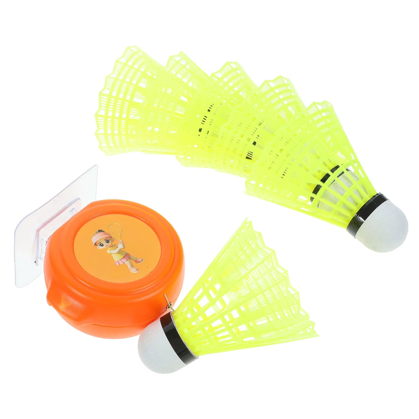 1 set Badminton Trainer Rebounder Set Portable Training Equipment Practice