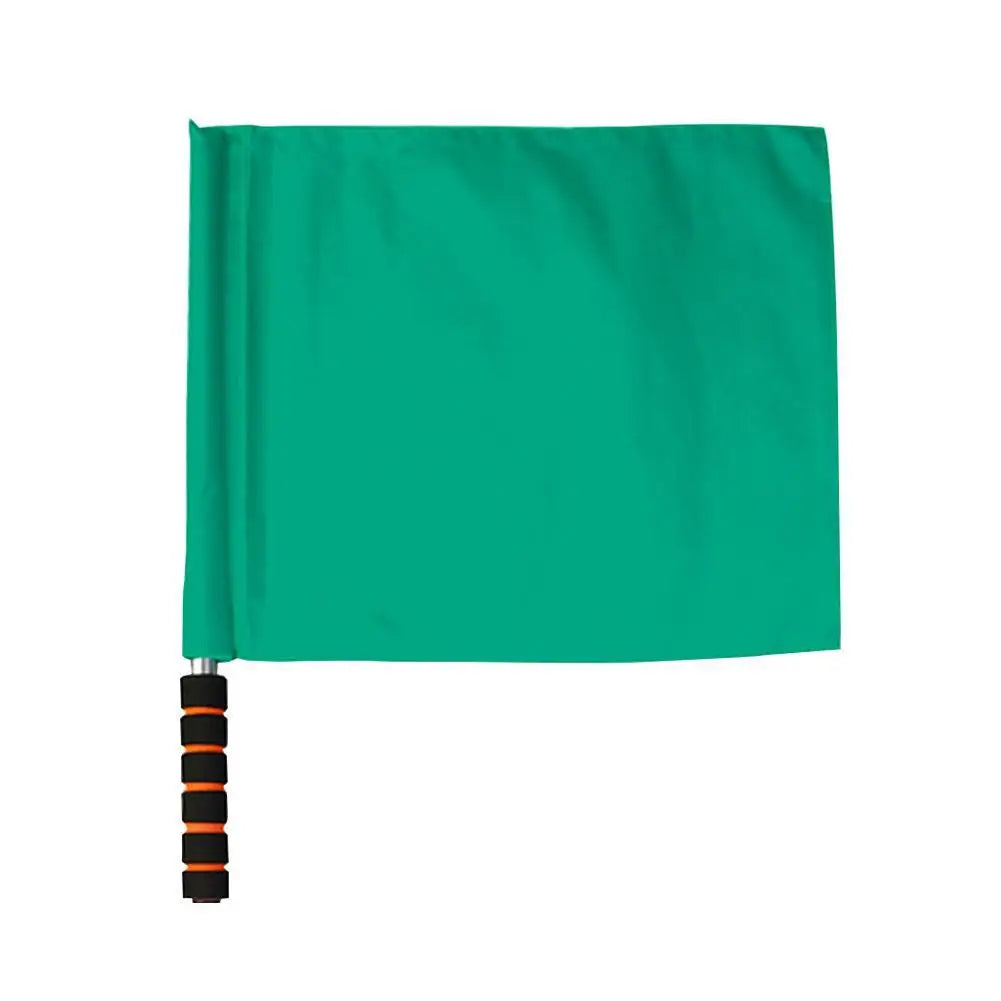 1Pcs Soccer Referee Flag Red White Yellow Blue Green Football Training Command
