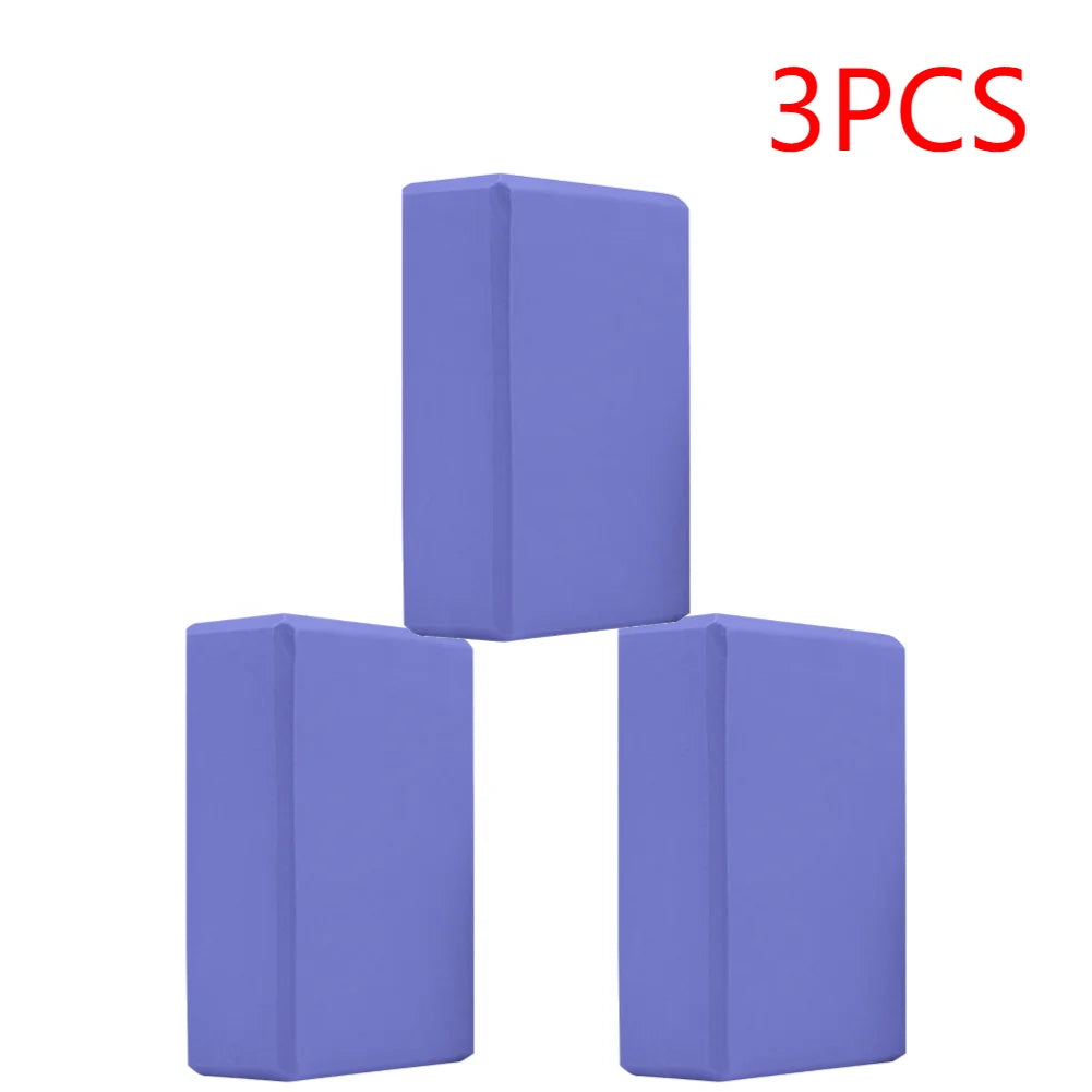 2-5PCS EVA Yoga Block Gym Training Blocks Moisture-Proof High Density Yoga Blocks