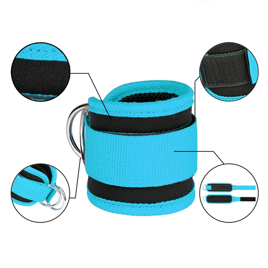 Resistance Bands Set Ankle Straps Adjustable Foot