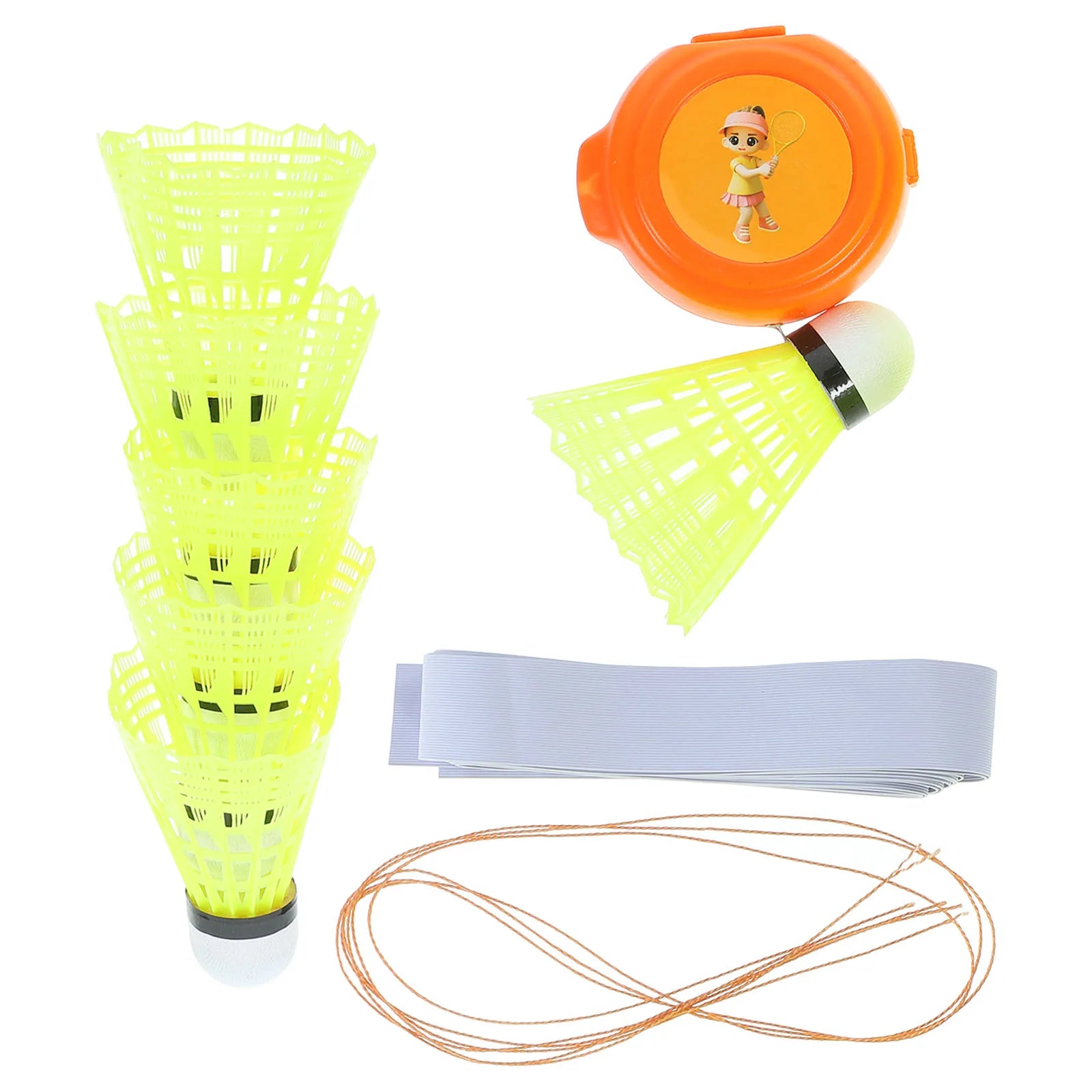 1 set Badminton Trainer Rebounder Set Portable Training Equipment Practice