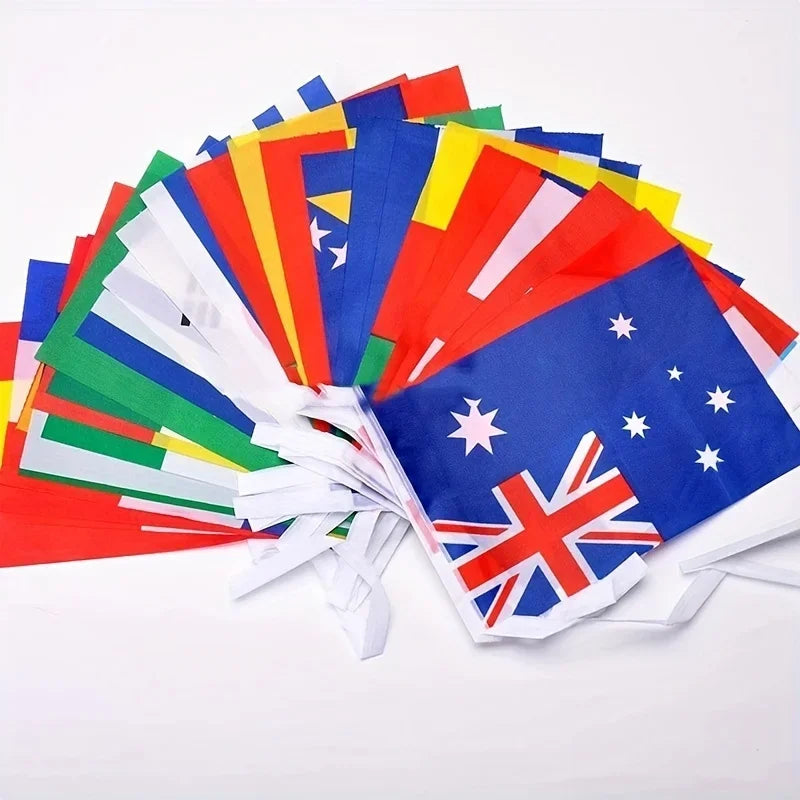 1Set 32 flags String Flag Countries Around The World