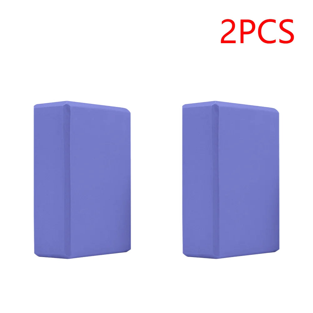 2-5PCS EVA Yoga Block Gym Training Blocks Moisture-Proof High Density Yoga Blocks