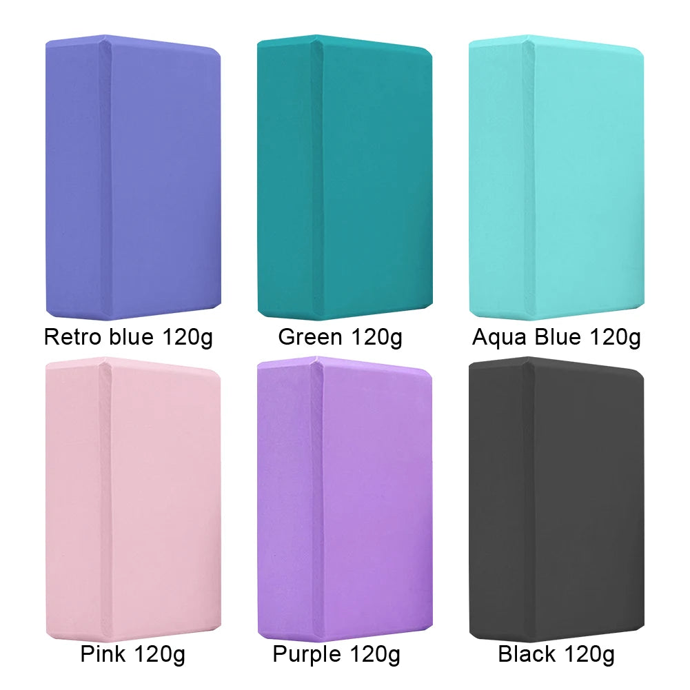 2-5PCS EVA Yoga Block Gym Training Blocks Moisture-Proof High Density Yoga Blocks