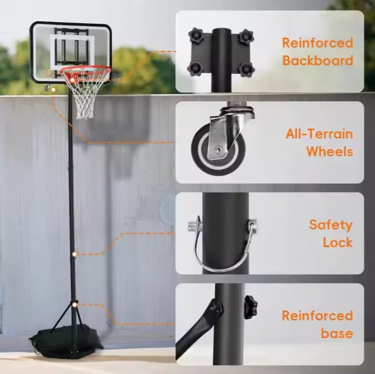 Portable Ultra Basketball Stand with Adjustable Height