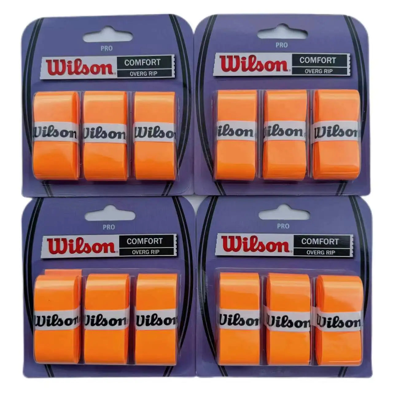 12PCS Wilson Tennis Overgrip – Sweat-Absorbing Grip Tape for Rackets