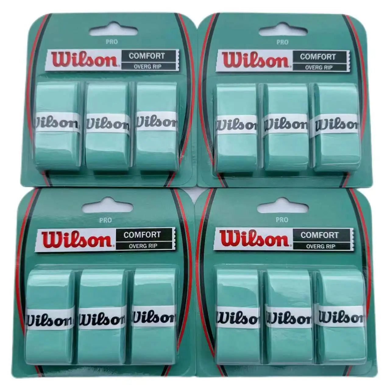 12PCS Wilson Tennis Overgrip – Sweat-Absorbing Grip Tape for Rackets