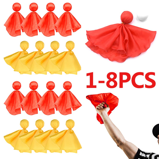 1-8pcs Football Penalty Flag Tossing Flags Polyester Cloth Football
