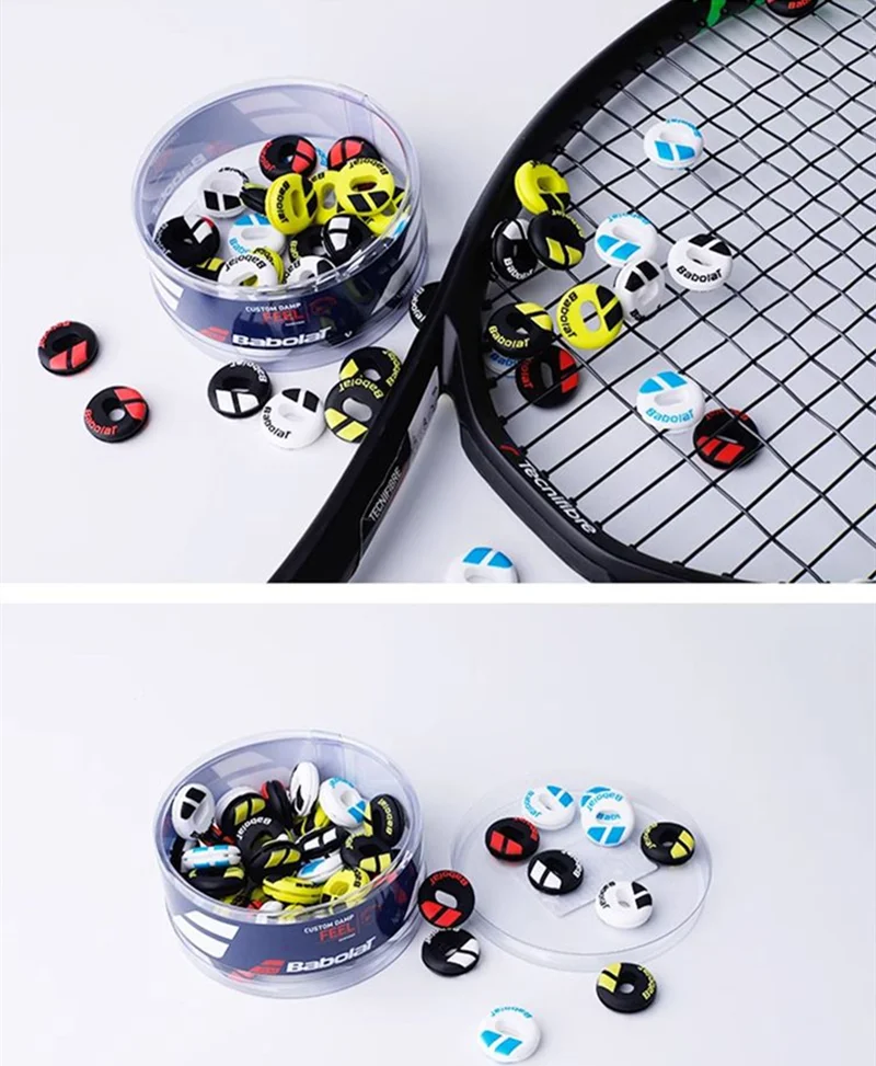 Professional Tennis Racket Dampeners Babolat Colorful Shock Absorbers