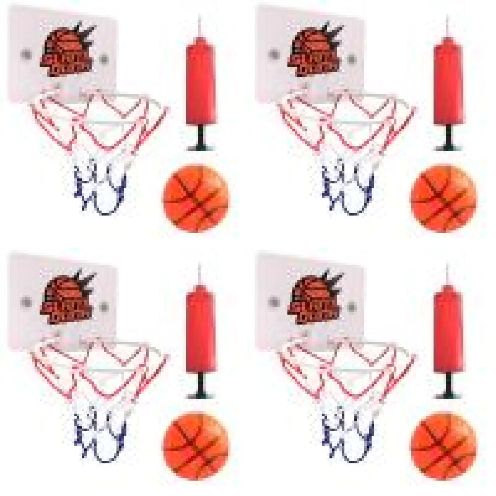Mini Basketball Hoop Set Portable Basketball Hoop with Ball and Inflatable Pump Basketball Set