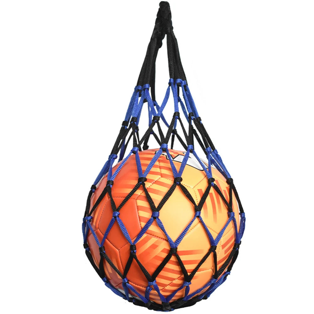 Sports Ball Holder Youth Football Self Trainer Football Net Bag Sports Mesh Equipment