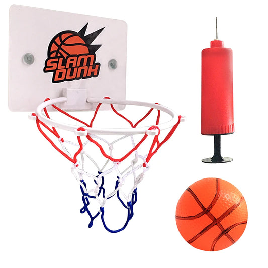 1-5Set Mini Basketball Hoop Set With Ball And Inflatable Kids Funny Game